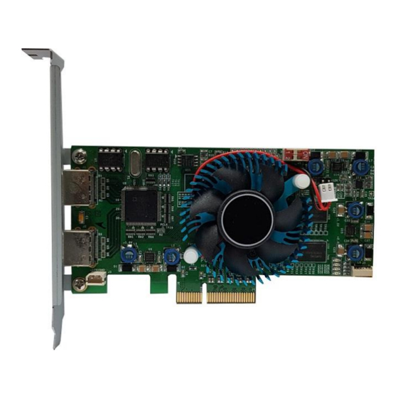 DAQ system PCIe-HDMI01 PCIe Capture Card Manuals