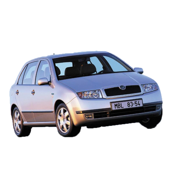 Skoda FABIA 1999 Quick Manual