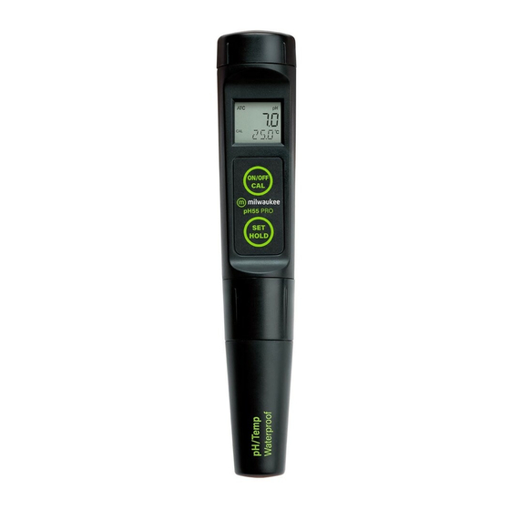 Milwaukee pH55 User Manual
