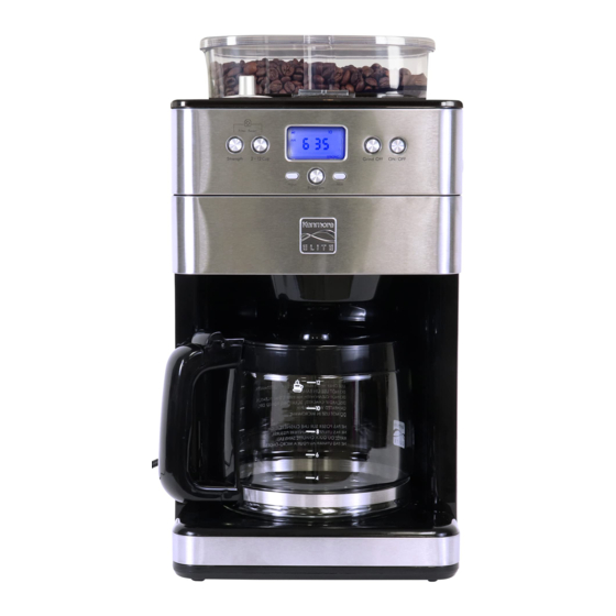 User Manuals: Kenmore KKECMGBSS Coffee Maker
