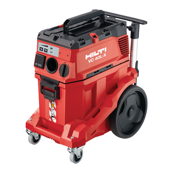 Hilti VC 40LX Original Operating Instructions