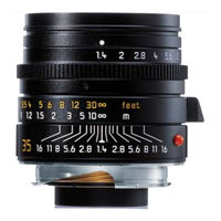 Leica SUMMILUX-M 35 mm f/1.4 ASPH. Manual