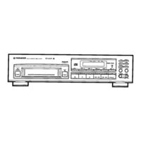 Pioneer PD-M603 Operating Instructions Manual