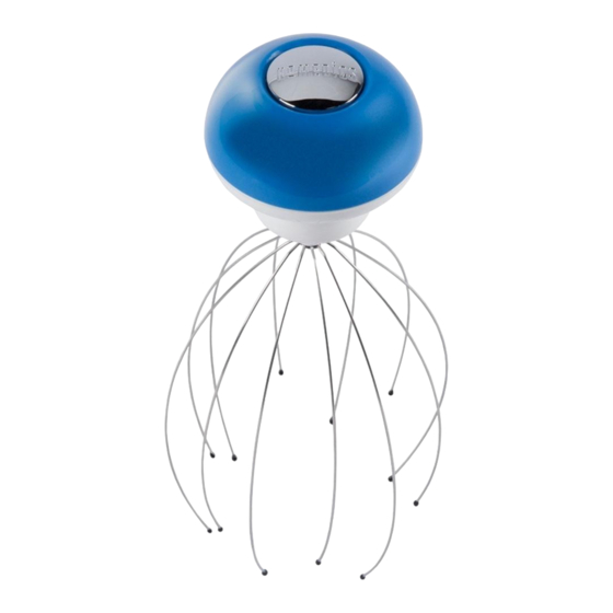 HoMedics HAPPY HEAD MASSAGER Instruction Manual And  Warranty Information