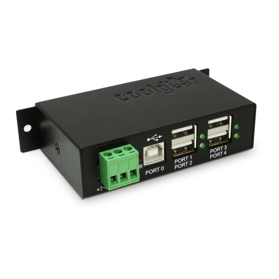 CoolGear USBG-4U2ML Installation Manual