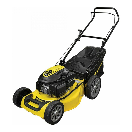 User Manuals: F.F. Group CP1 484 W Gasoline Lawn Mower