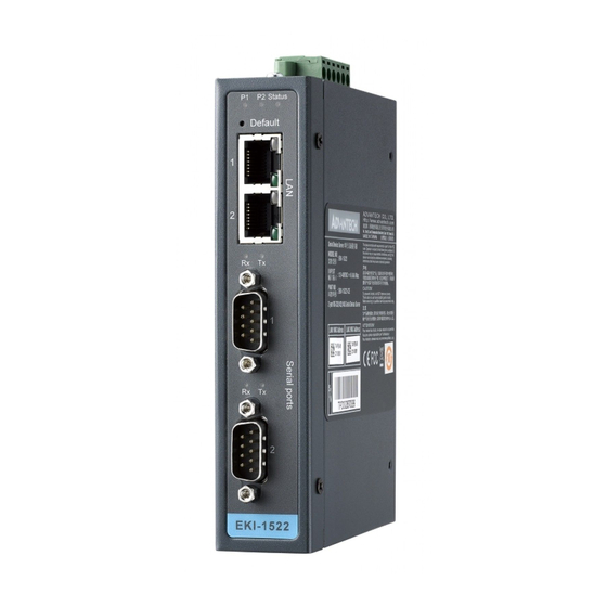Advantech EKI-1522 User Manual
