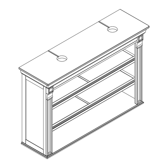 Living Spaces Hutch 305-P238303 Manual