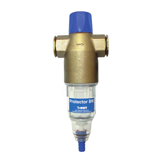 BWT Protector BW Series Installation And Operating Manual