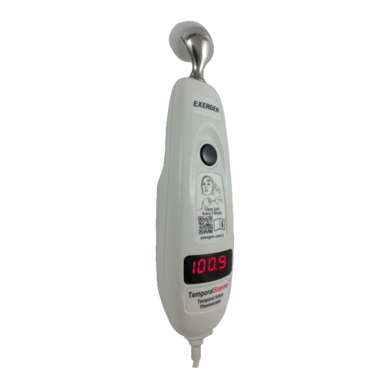 Exergen TemporalScanner TAT-5000S-RS232-CORO Operator's Manual