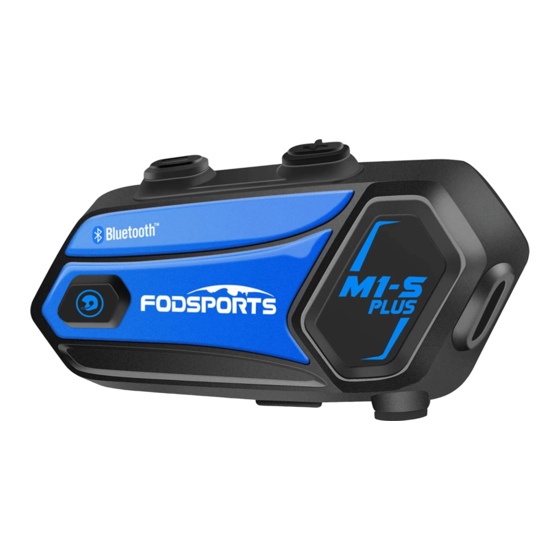 FODSPORTS M1-S plus Bluetooth Headset Manuals
