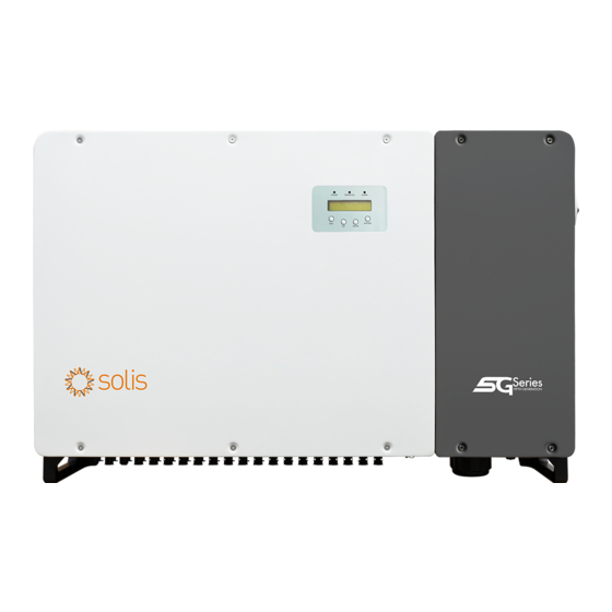 Ginlong Solis-100K-5G Installation And Operation Manual