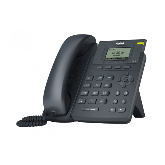 Yealink SIP-T19P E2 Recovery Manual