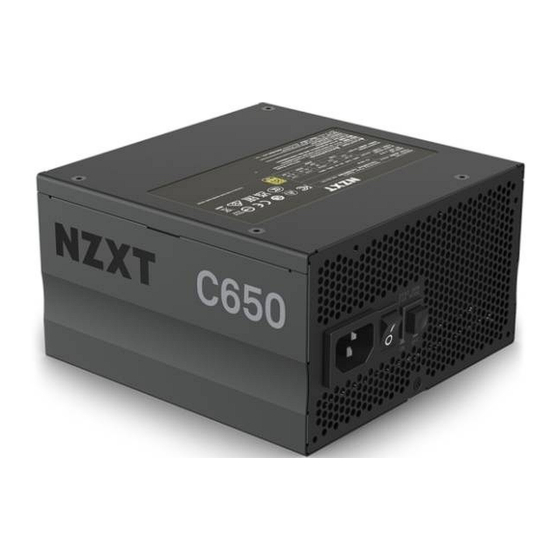 NZXT C GOLD Series Manual