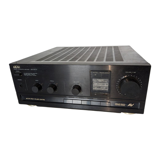 Akai AM-M570 Operator's Manual