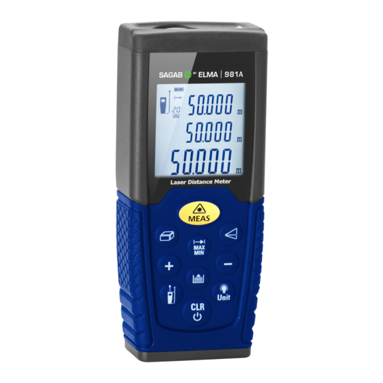 Elma Instruments SAGAB 981A Manual
