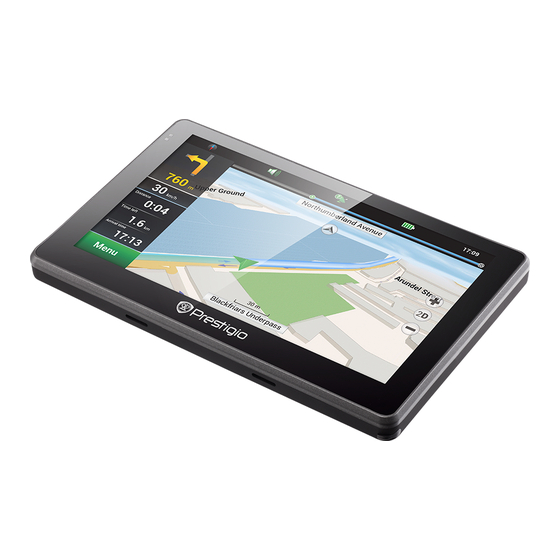 Prestigio NAVITEL GEOVISION 5057 Operating Manual