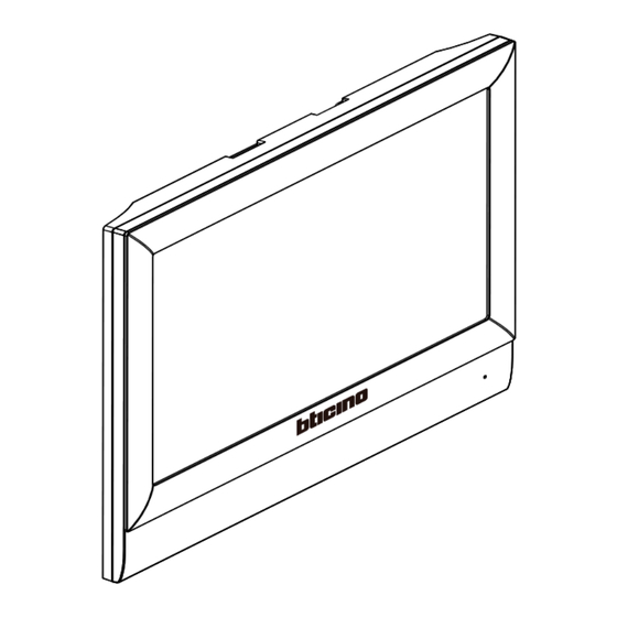 Bticino 317213 Manual