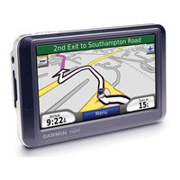 Garmin Nuvi 750 - Automotive GPS Receiver Owner's Manual