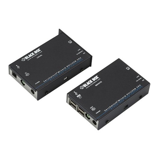 Black Box ServSwitch ACU5502A-R3 User Manual
