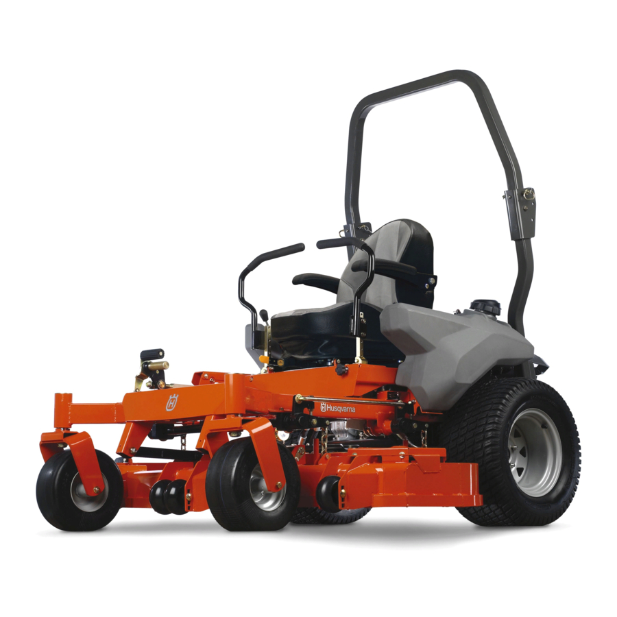 Husqvarna PZ7234FX Operator's Manual