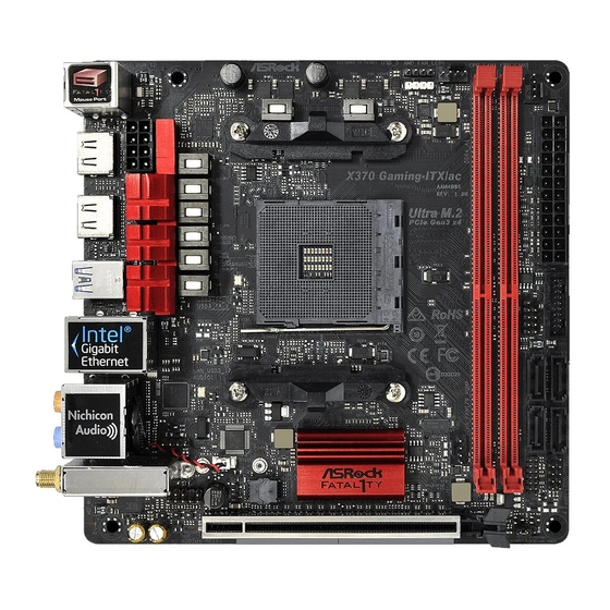 ASROCK Fatality X370 User Manual