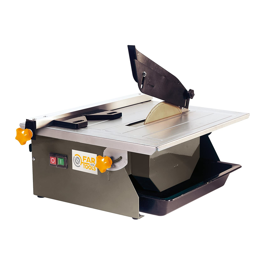 Far Tools TC 180B Original Manual Translation