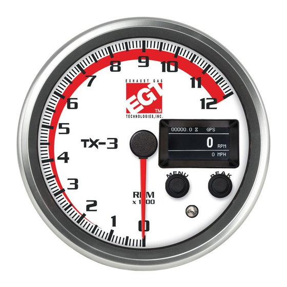 EGT TX-3 Instructions
