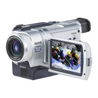 Sony Digital Handycam Digital 8 DCR-TRV840 Operating Instructions Manual