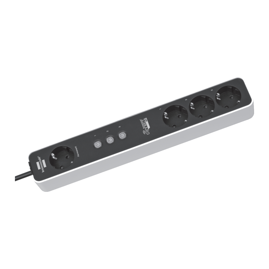 Brennenstuhl WS EC02 03 DE - WiFi Extension Socket Ecolor Manual