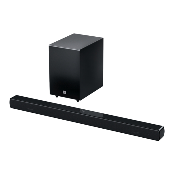 Harman JBL CINEMA SB270 Owner's Manual