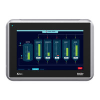 Beijer Electronics X2 pro 7-B2 2eth Hardware And Installation Manual