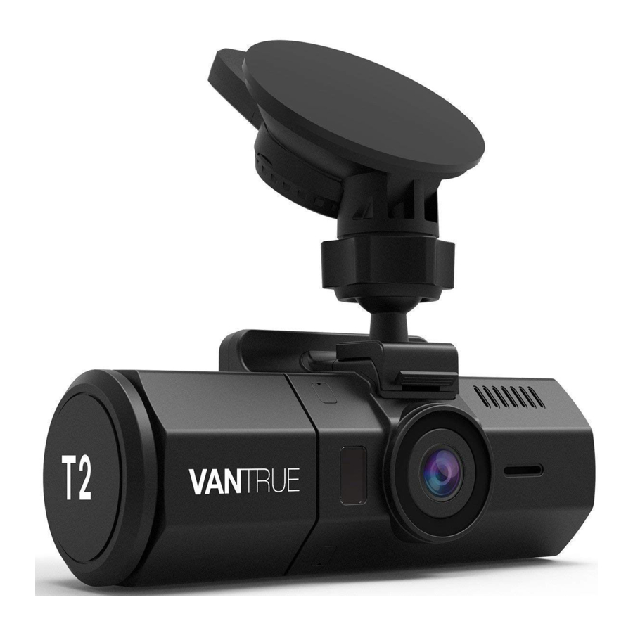 Vantrue OnDash T2 (T2) - Dash Cam Manual