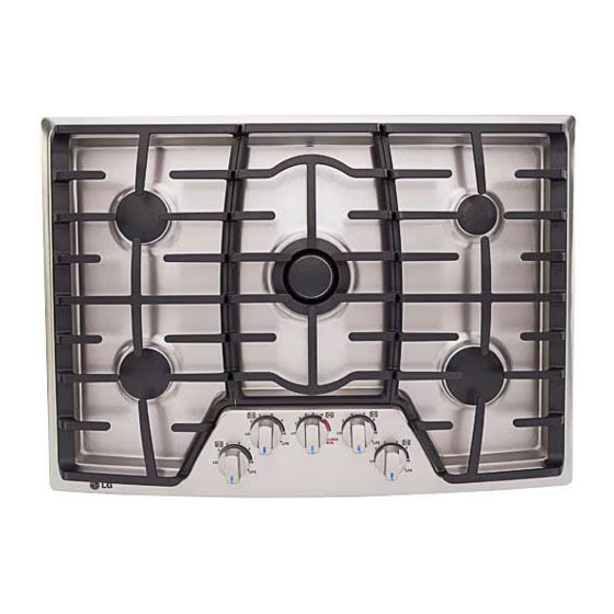 LG LCG3091ST - 30" Gas Cooktop Guía Para El Uso