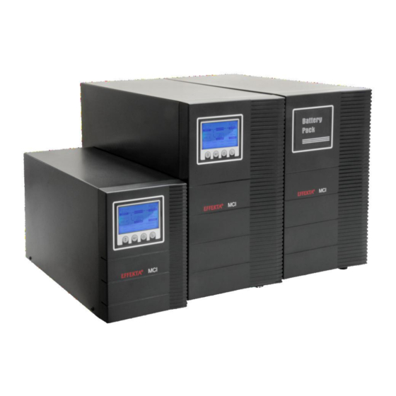 Effekta ACX11CIS70000000 Operating Manual
