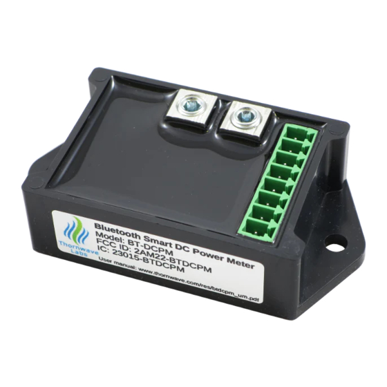 Thornwave Labs PowerMon BT-DCPM User Manual