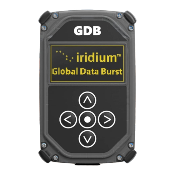 GDB Iridium Global Data Pager Manuals