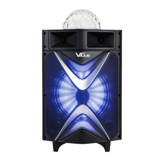 Vegue Karaoke Machine VS-1088 Manual