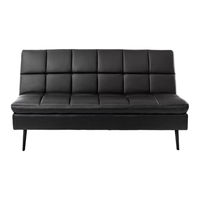 Abbyson Felix Leather Futon SHF-0005-BLK Assembly Instructions & User Manual