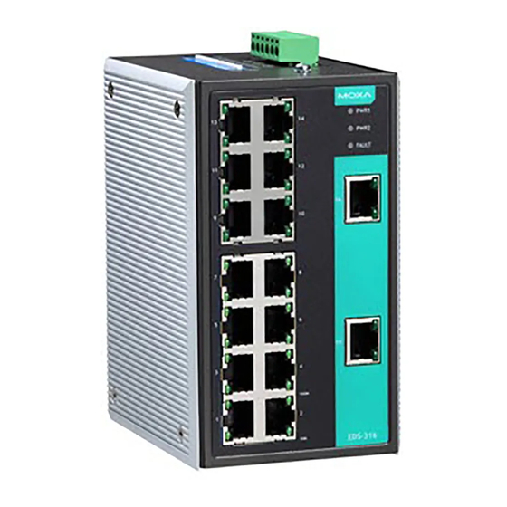 Moxa Technologies EDS-316 Series Manuals