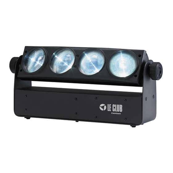 Contest LE CLUB BEAM-4X10WH User Manual