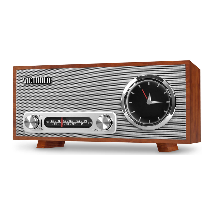Victrola VC-150 - BLUETOOTH CLOCK RADIO Manual