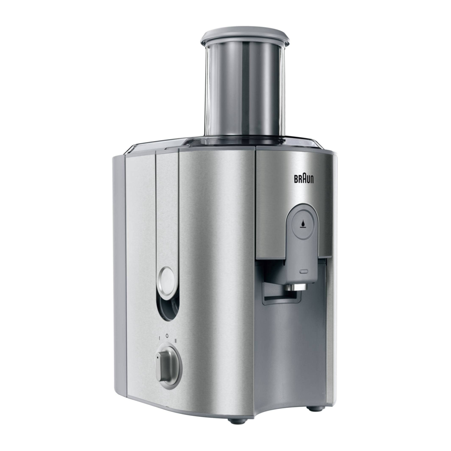 Braun Multiquick 7 J 700, Multiquick 5 J 500, Multiquick 3 J 300, 4294, 4293, 4292 Manual