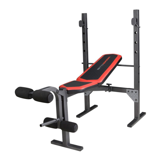 Weider 190 Tc Bench Manual Do Utilizador