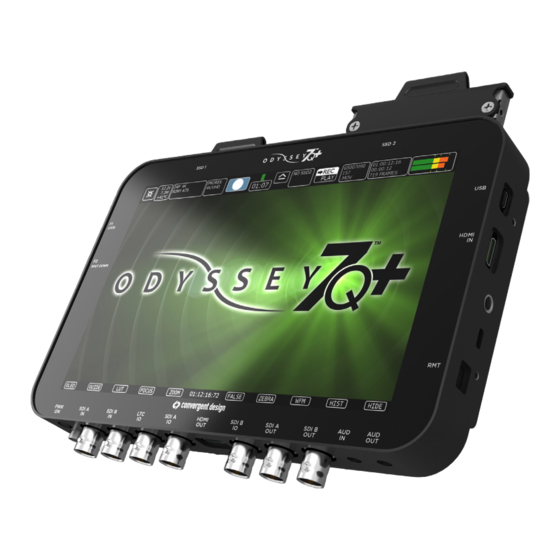 Convergent Design Odyssey 7Q User Manual