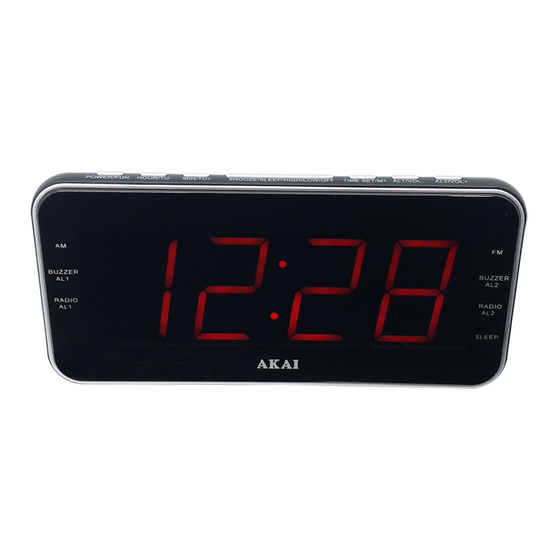 Akai ACR-3899 User Manual