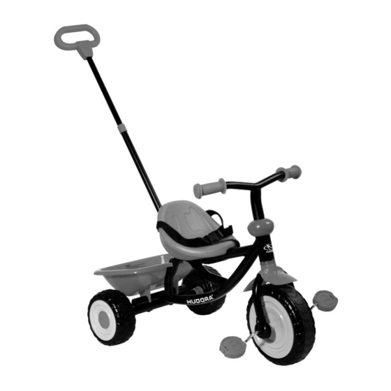 Hudora Tricycle SX-0,9 inch Instructions On Assembly And Use