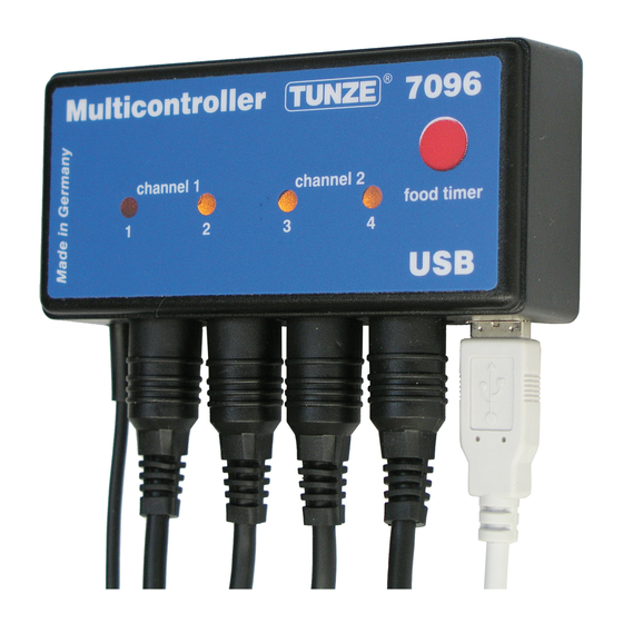 User Manuals: Tunze 7096 Aquarium Multicontroller