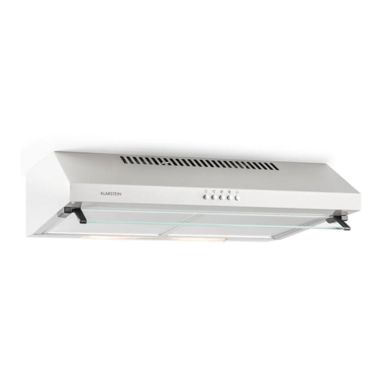 Klarstein PURISTA Cooker Extractor Hood Manuals