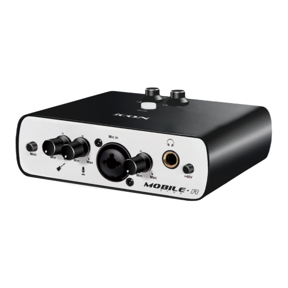 ICON ProAudio MobileR Dyna User Manual